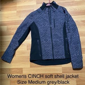 Womens cinch soft shell jacket